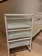 Metalen ladekastje - Wit, Minder dan 50 cm, Gebruikt, Ophalen of Verzenden, Minder dan 25 cm