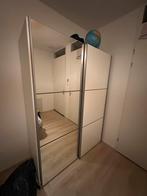 Kledingkast met schuifdeuren, spiegel en lades, Ophalen, Overige materialen, Gebruikt, 200 cm of meer