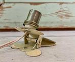 Antiek Frans klemspotje met knippertje en bajonet fitting, Ophalen of Verzenden