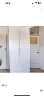 PAX kast IKEA wit hoog, Ophalen, Gebruikt, 200 cm of meer, Met hangruimte