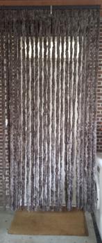 vliegengordijn kattenstaart donkerbruin 100x212, Bruin, 200 cm of meer, Zo goed als nieuw, 50 tot 100 cm