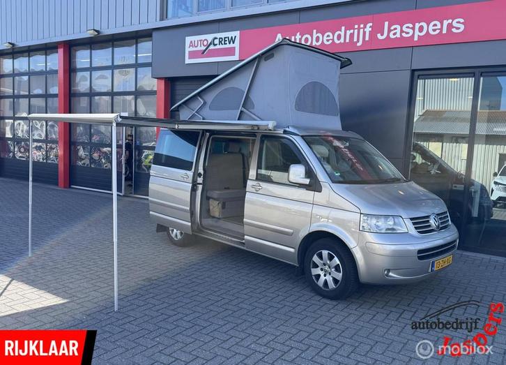 Volkswagen California 2.5 174PK 4-Motion Nieuw hefdak, Caravans en Kamperen, Campers, Bedrijf, tot en met 2, Volkswagen, Diesel