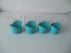 Theeglazen met kunststof houder, Huis en Inrichting, Keuken | Servies, Ophalen of Verzenden, Aardewerk, Wedgwood, Bord(en)