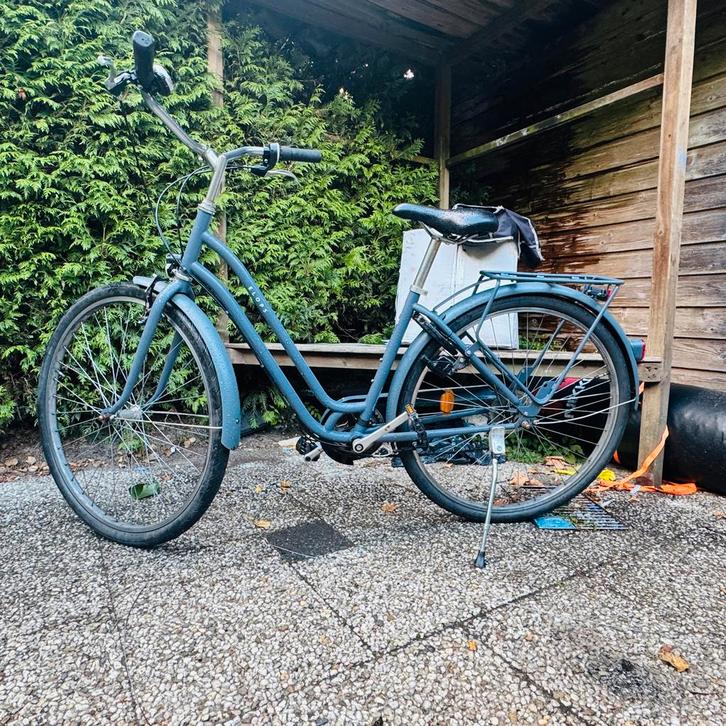 Omafiets 28 inch, single speed, Fietsen en Brommers, Fietsen | Dames | Damesfietsen, Gebruikt, Overige merken, Versnellingen, 56 cm of meer