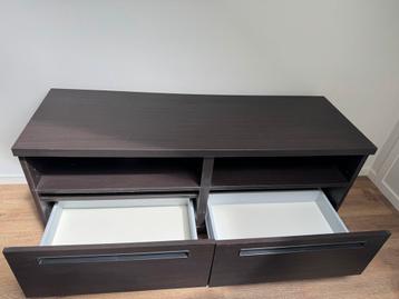 Tv meubel Besta zwartbruin - afbeelding 3