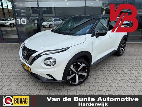 Nissan Juke 1.0 DIG-T Tekna *Bose & Adaptieve Cruise Control, Auto's, Nissan, Bedrijf, Te koop, Juke, 360° camera, ABS, Adaptive Cruise Control
