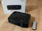FullHD Beamer | Optoma HD142X | 2 x HDMI | Met doos & remote, Ophalen of Verzenden, DLP, Full HD (1080)