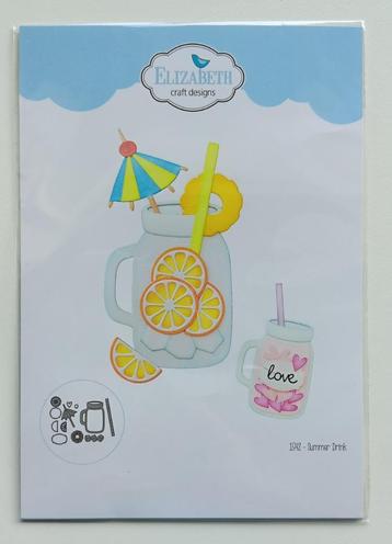 Elizabeth Craft Designs - Dies 1542 Summer Drink beschikbaar voor biedingen