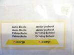 Corgi Toys Transfers Autorijschool voor op modelauto, Hobby en Vrije tijd, Ophalen of Verzenden, Nieuw, Overige typen, Corgi