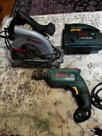Bosch klopboor cirkelzaag en decoupeerzaag, Ophalen, Zo goed als nieuw, Minder dan 600 watt, Vlakschuurmachine