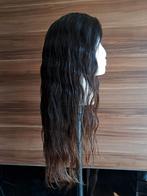 Echt Haar Haarwerk - Donkerbruin, Beha Band Lengte, Sieraden, Tassen en Uiterlijk, Uiterlijk | Haarverzorging, Ophalen of Verzenden