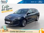 Ford Focus Wagon 1.5 EcoBoost Vignale Automaat, Auto's, Ford, Euro 6, Blauw, Lichtsensor, 3 cilinders