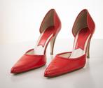 PATRIZIA PEPE oranjerode damespumps maat 39, Kleding | Dames, Schoenen, Ophalen of Verzenden, Zo goed als nieuw, Patrizia Pepe