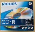 CD-R Philips 80 min 700 MB 20 stuks in verpakking ongeopend, Nieuw, Ophalen of Verzenden