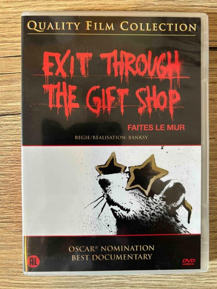 Banksy exit through the giftshop dvd, Cd's en Dvd's, Dvd's | Documentaire en Educatief, Zo goed als nieuw, Kunst of Cultuur, Alle leeftijden