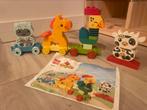 Lego Duplo 10412 dieren trein, Ophalen of Verzenden, Zo goed als nieuw, Duplo