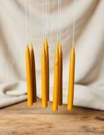 100% Bijenwas Kaarsen, Ophalen of Verzenden, Zo goed als nieuw