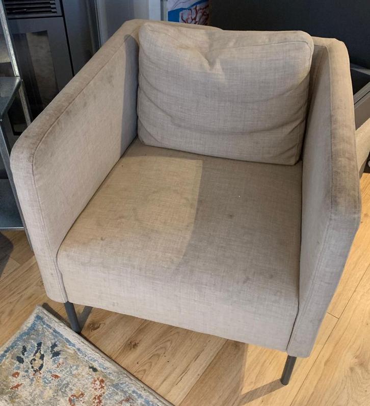 IKEA EKERO Fauteuil - Stevig, Zeist, Huis en Inrichting, Fauteuils, Gebruikt, Stof, 50 tot 75 cm, Minder dan 75 cm, Ophalen