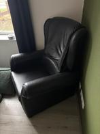 Fauteuil, Huis en Inrichting, Fauteuils, Ophalen, Gebruikt, 50 tot 75 cm, Leer