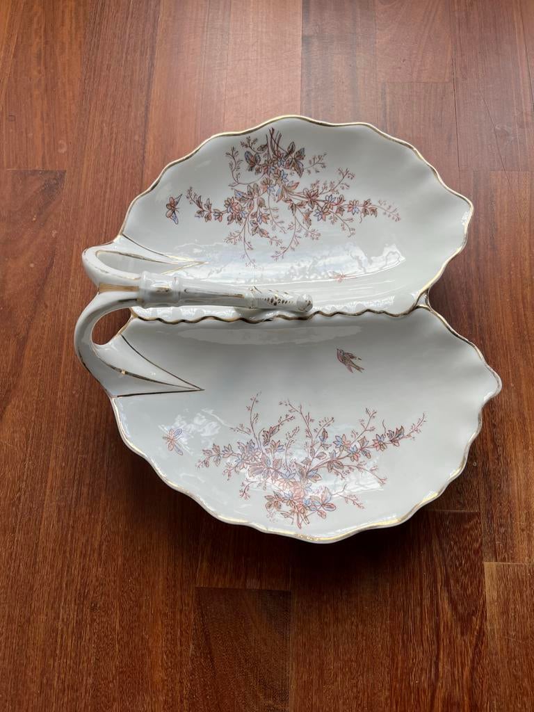 Porseleinen Verdeelschaal Theeservies   KPM, Antiek en Kunst, Antiek | Schalen, Ophalen of Verzenden