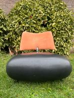 Leolux Pallone fauteuil - Design icoon, Huis en Inrichting, Ophalen, Gebruikt, Zwart, Leer
