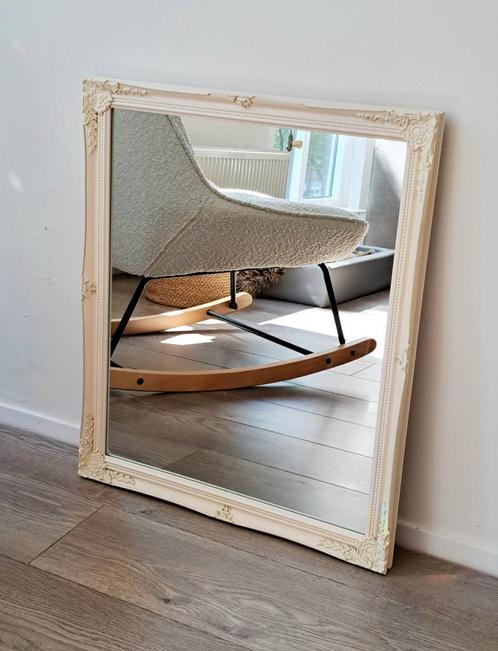 Brocante spiegel, Huis en Inrichting, Woonaccessoires | Spiegels, Gebruikt, 50 tot 75 cm, Minder dan 100 cm, Rechthoekig, Ophalen