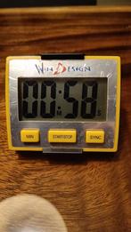 Race timer digitaal Win Design met houder, Ophalen of Verzenden, Gebruikt, Overige typen