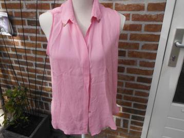 leuk roze mouwloos bloesje van Zara, mt L beschikbaar voor biedingen