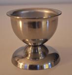 6 vintage eierdopjes RVS, Overige materialen, Overige typen, Ophalen of Verzenden, Zo goed als nieuw