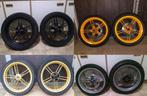 Velgen set met band TZR50 wiel TZR 130/70 -17 100/80 -17, Ophalen of Verzenden, Gebruikt, Frame, Yamaha