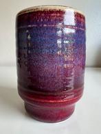 Vintage Jaap Ravelli Vaas Sang de Boeuf Paars Jaren 60, Antiek en Kunst, Antiek | Keramiek en Aardewerk, Ophalen of Verzenden