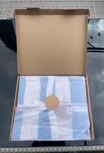 Prachtige strandtas blauw wit 100% Organisch katoen, Ophalen of Verzenden, Nieuw, Blauw