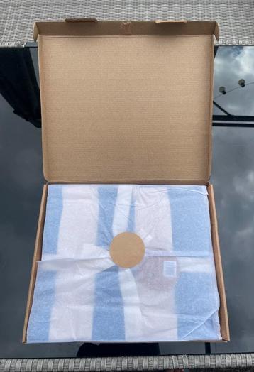 Prachtige strandtas blauw wit 100% Organisch katoen beschikbaar voor biedingen