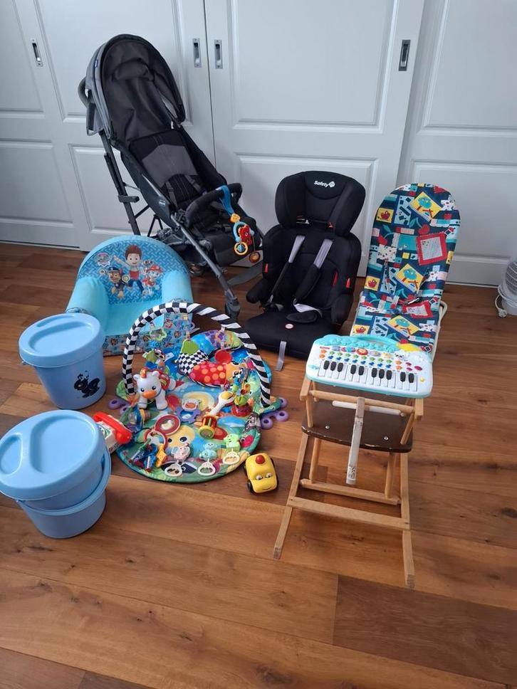 Kinderspullen pakket: Buggy, autostoel, speelgoed, Kinderen en Baby's, Overige Kinderen en Baby's, Zo goed als nieuw, Ophalen