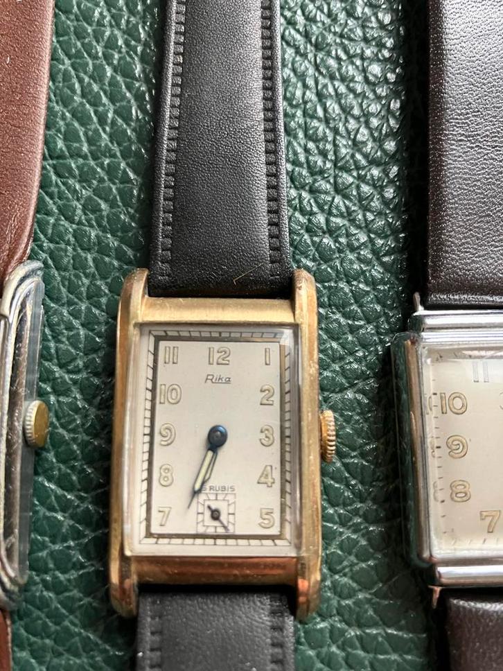 Lot Art Deco Horloges Jaren 50 - Handopwinders, Sieraden, Tassen en Uiterlijk, Horloges | Antiek, Polshorloge, Overige merken