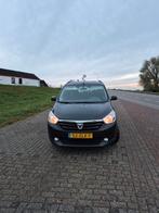 Dacia Lodgy 1.2 TCE 85KW Stepway 2013 Zwart, Auto's, Voorwielaandrijving, 4 cilinders, Zwart, Origineel Nederlands