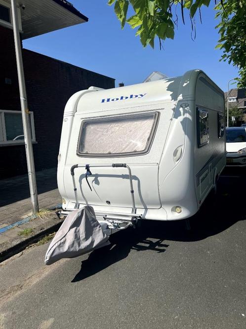 Hobby De Luxe 440 SF Mover, luifel en voortent, Caravans en Kamperen, Caravans, Particulier, tot en met 4, 1000 - 1250 kg, Treinzit