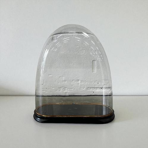 Vintage XL glazen stolp / ovale glasvitrine, Huis en Inrichting, Woonaccessoires | Stolpen, Ophalen