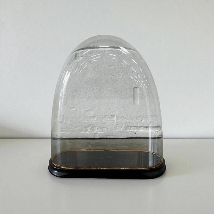 Vintage XL glazen stolp / ovale glasvitrine, Huis en Inrichting, Woonaccessoires | Stolpen, Ophalen