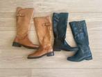Salamander hoge bruine leren laarzen boots & zwarte laarzen, Ophalen, Bruin, Gedragen, Hoge laarzen