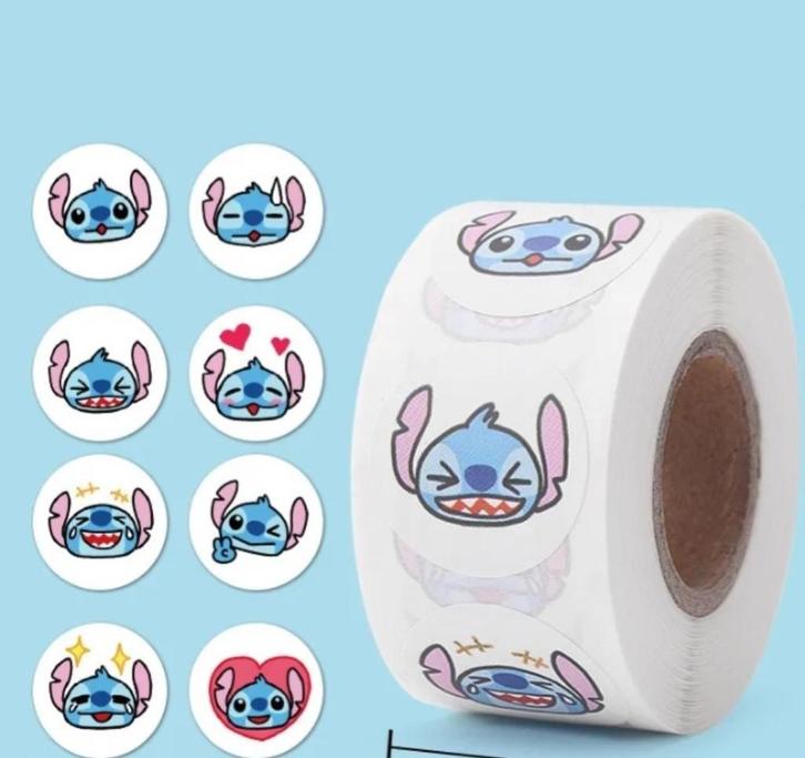 Stitch stickers "nieuw"(ook leuk voor traktatie), Hobby en Vrije tijd, Stickers en Plaatjes, Nieuw, Meerdere stickers, Ophalen of Verzenden