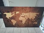 Wereldkaart Muurdecoratie, Huis en Inrichting, Woonaccessoires | Wanddecoraties, Ophalen, Zo goed als nieuw