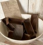 Brocante oude bakvormpjes Madeleine, Antiek en Kunst, Verzenden