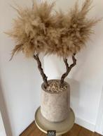 Pluimen met decoratievaas, Ophalen, Overige kleuren, 50 tot 75 cm, Aardewerk of Porselein