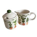 Suikerpot & Melkkan Aardewerk, Huis en Inrichting, Keuken | Servies, Gebruikt, Overige typen, Ophalen of Verzenden, Overige stijlen