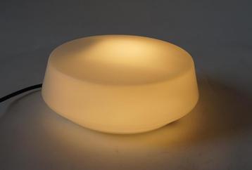 vintage RZB melkglas glazen plafonniere plafondlamp wit. beschikbaar voor biedingen
