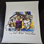 Litho "Bruce Springsteen" van Herman Brood, Ophalen of Verzenden
