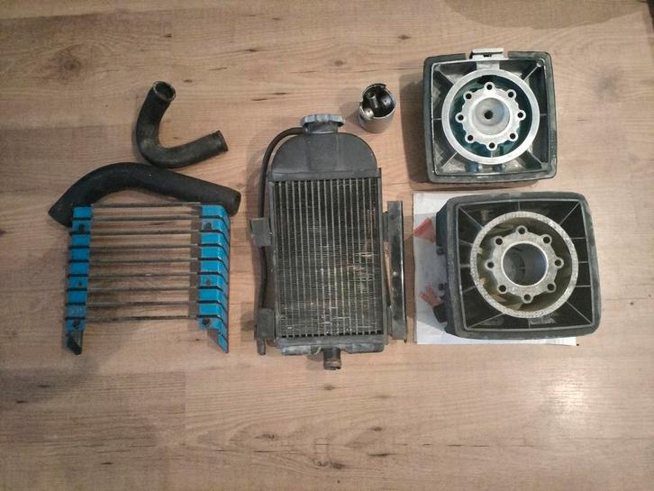 Zundapp KS125 WC Set - Waterkoeling, Fietsen en Brommers, Brommeronderdelen | Algemeen, Gebruikt, Cilinder, Ophalen