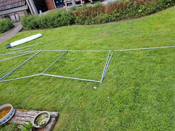 Losstaand vrijstaand verstelbaar frame voor uitbouw erker, Caravans en Kamperen, Caravan accessoires, Gebruikt, Ophalen