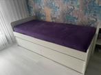 IKEA bed SLÄKT 90x200 cm, Ophalen, 90 cm, Eenpersoons, Wit
